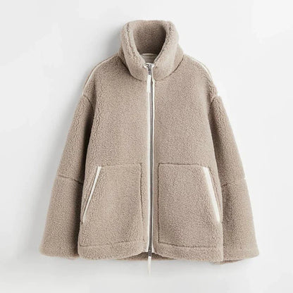 LUNA - Oversized fleece winterjas voor dames