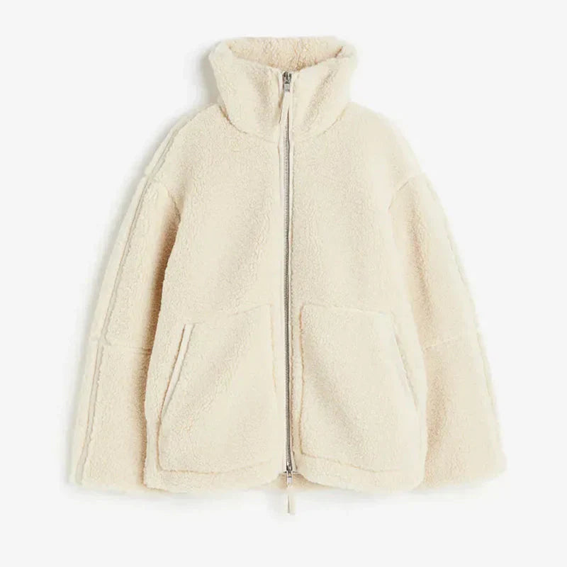 LUNA - Oversized fleece winterjas voor dames