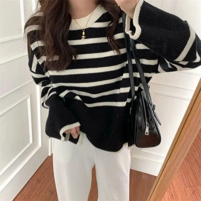 COZYHIGH - Oversized Pullover met Hoge Kraag voor Ultiem Comfort