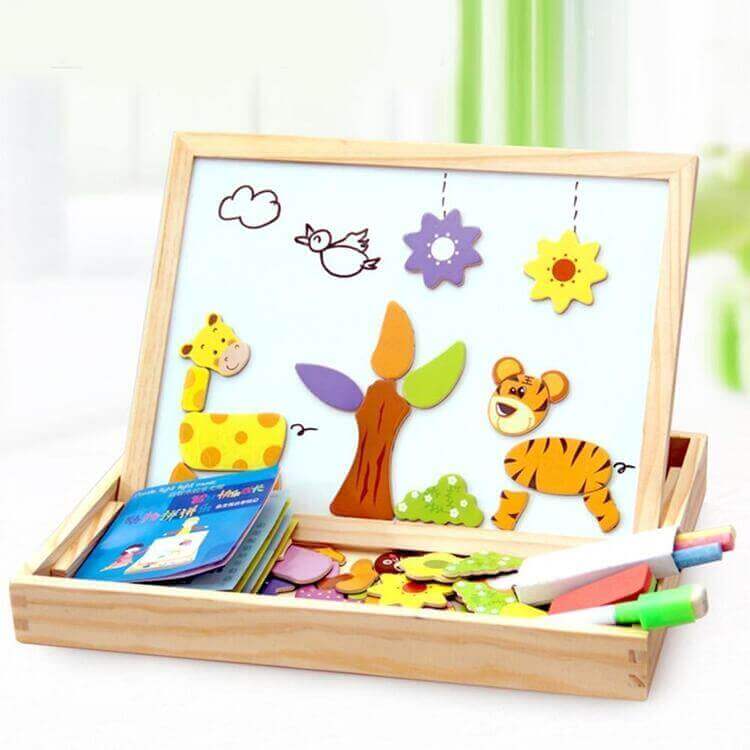 CreatiBoard – Magnetisch Teken- en Puzzelbord voor Kinderen