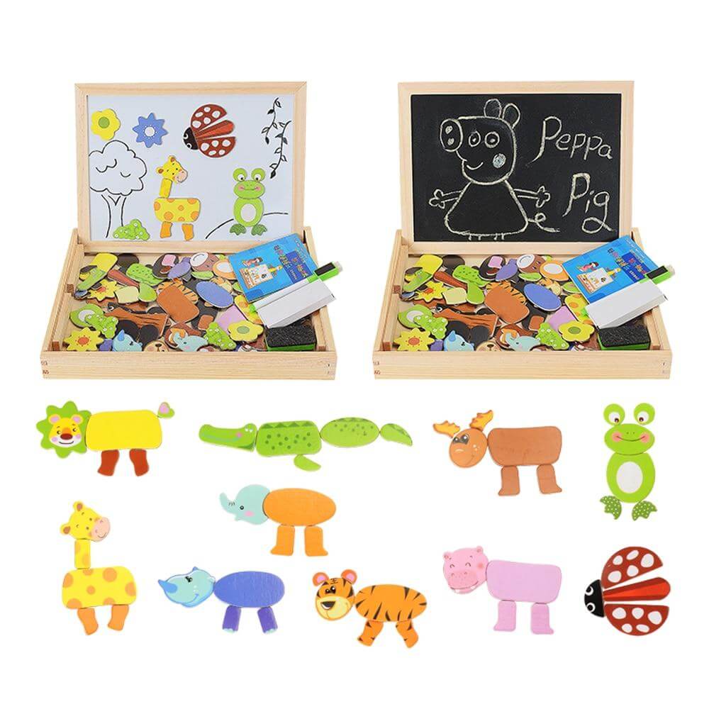 CreatiBoard – Magnetisch Teken- en Puzzelbord voor Kinderen