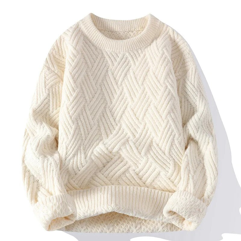 FINLEY - Cosy gebreide kabeltrui voor een tijdloze unisex stijl