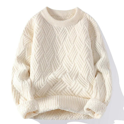 FINLEY - Cosy gebreide kabeltrui voor een tijdloze unisex stijl