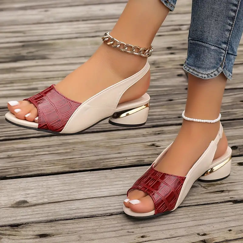 Leren Dames Sandalen met Elegante Bandjes en Comfortzool – MAÉVANA