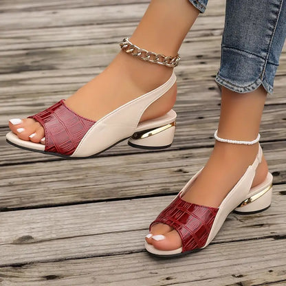 Leren Dames Sandalen met Elegante Bandjes en Comfortzool – MAÉVANA