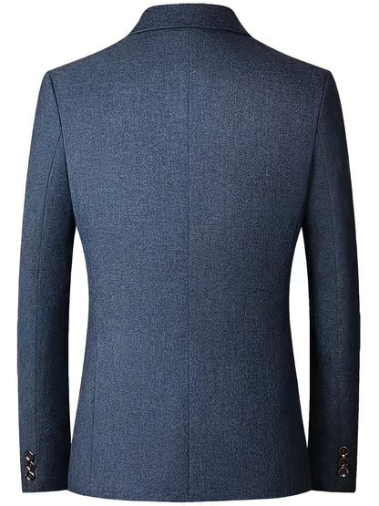 VICTOR - Getailleerde herenblazer met tweeknoopssluiting
