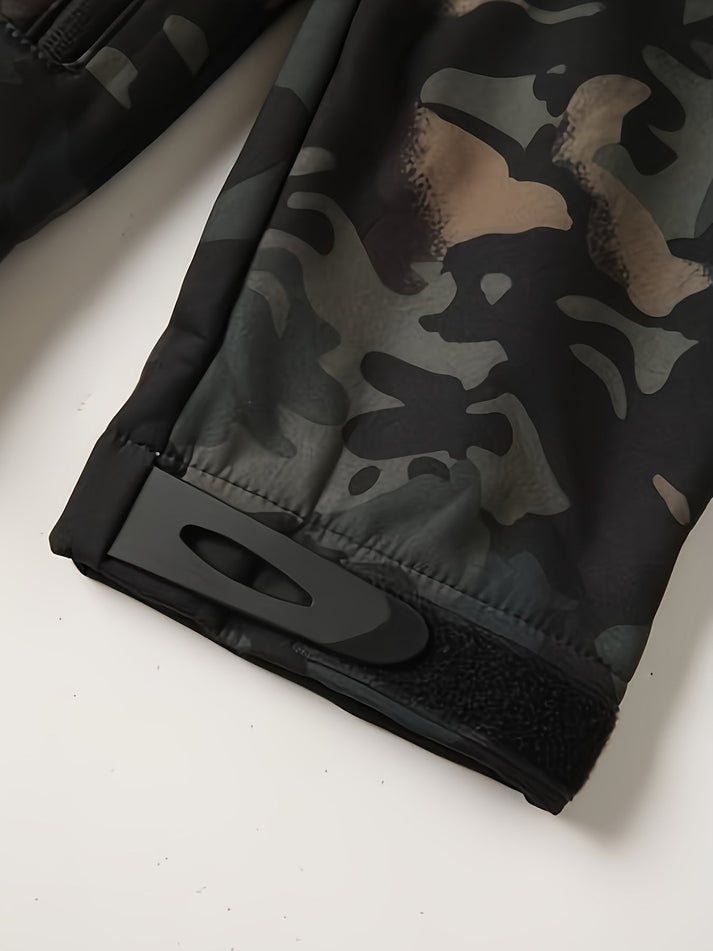 RANGER - Heren utility jas met camouflageprint en capuchon