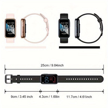Waterdichte smartwatch met 7 dagen batterij en snelle oplaadfunctie – LYNK ACTIVE - Glamorix