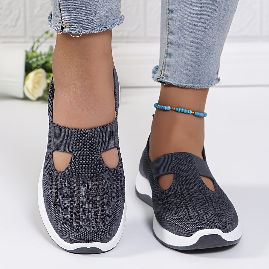 Ademende Lichtgewicht Sneakers met Orthopedische Ondersteuning voor Dames – AIRCOMFORT STEP - Glamorix
