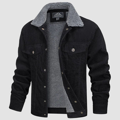 DANTE - Chaqueta de pana con forro de borrego para hombre - Glamorix