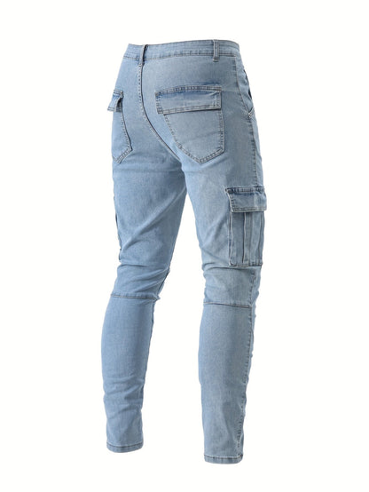 PATRICK – Heren casual cargo rekbare skinny jeans