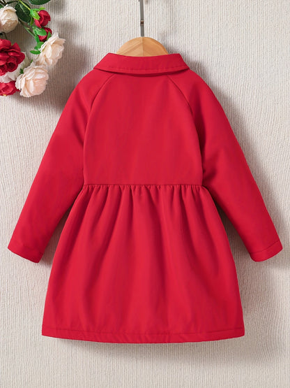 LIV - Winterjas voor kleutermeisjes met fleece voering