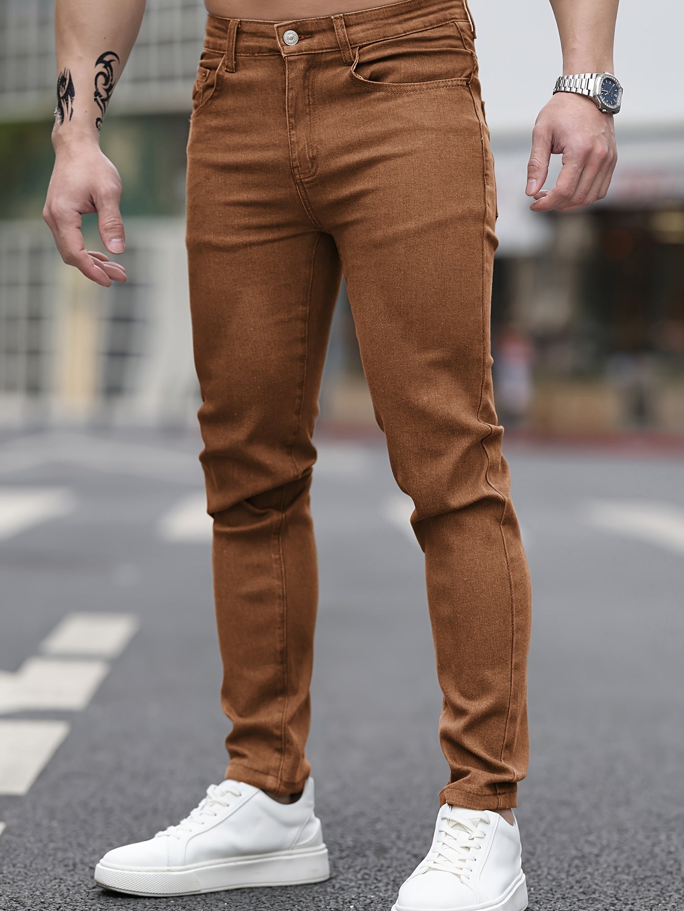 NEYO – Trendy slim-fit herenbroek in streetstyle