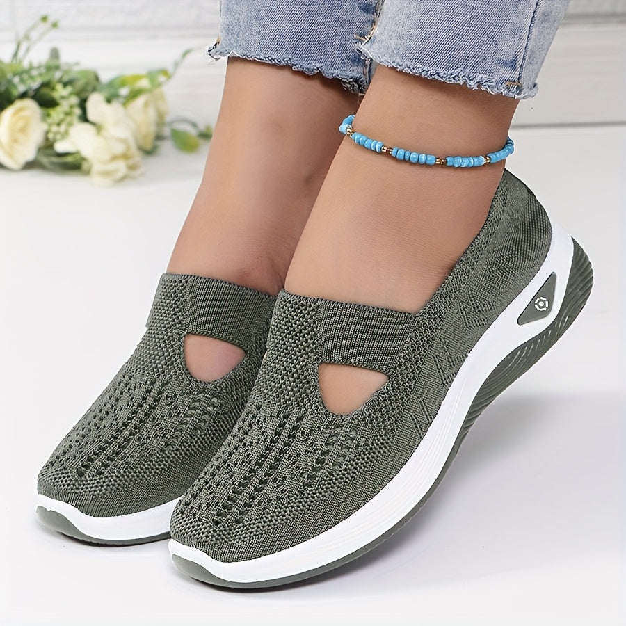 Ademende Lichtgewicht Sneakers met Orthopedische Ondersteuning voor Dames – AIRCOMFORT STEP - Glamorix