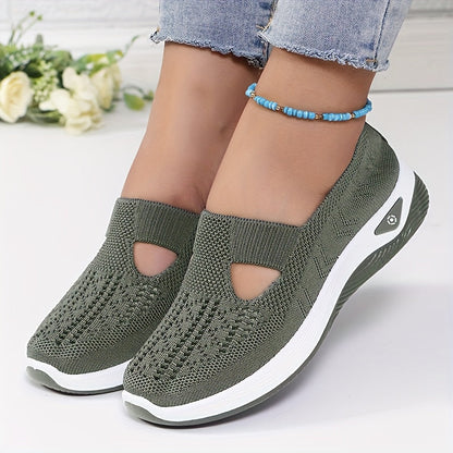 Ademende Lichtgewicht Sneakers met Orthopedische Ondersteuning voor Dames – AIRCOMFORT STEP - Glamorix