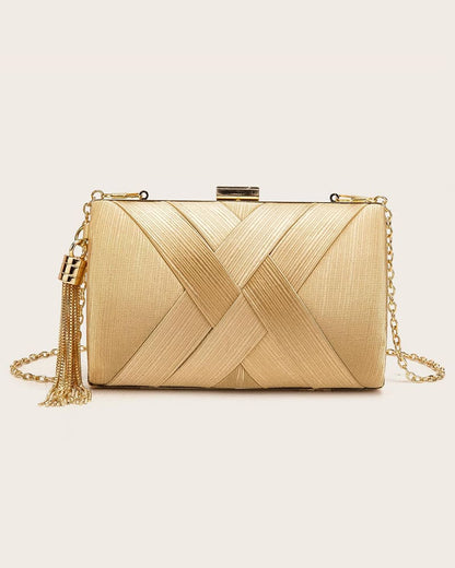 Moderne handtas met kwastje voor dames – Selora CharmTassel - Glamorix