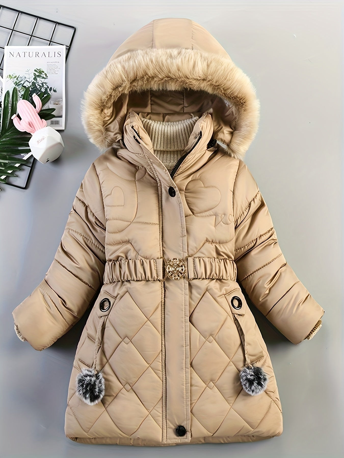 LUNA - Winterjas met capuchon voor meisjes