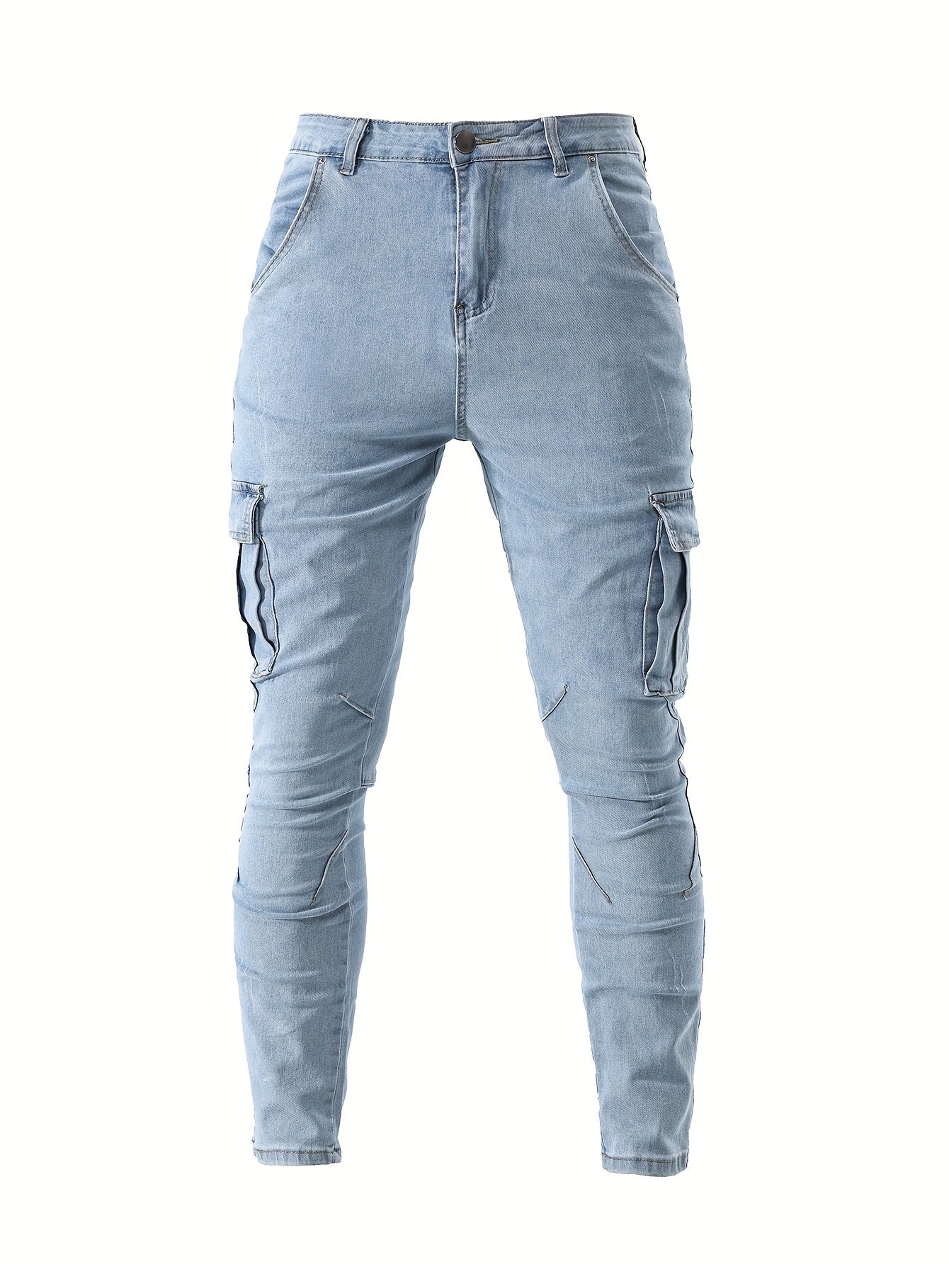 PATRICK – Heren casual cargo rekbare skinny jeans