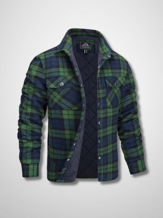 LOGAN - Heren flanellen knoopjack voor een casual en stoere look