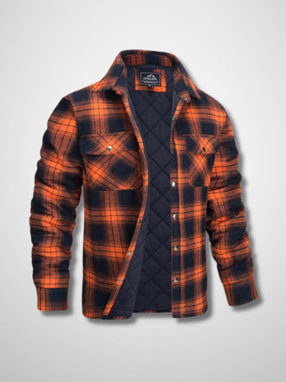 LOGAN - Heren flanellen knoopjack voor een casual en stoere look