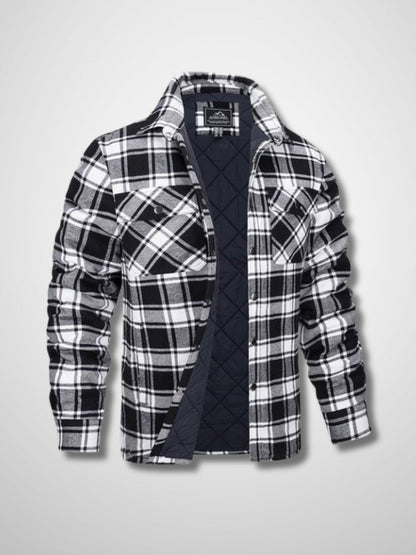 LOGAN - Heren flanellen knoopjack voor een casual en stoere look