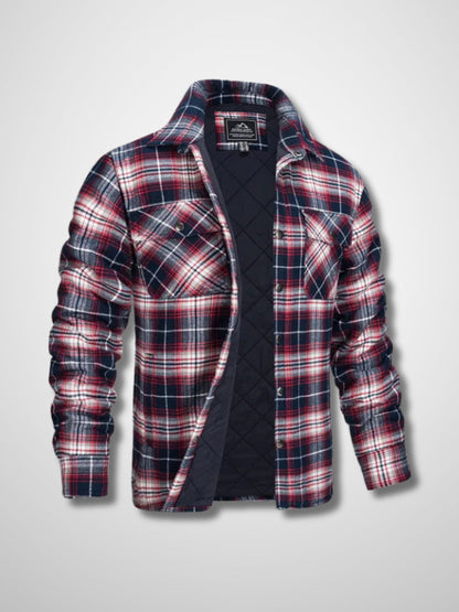 LOGAN - Heren flanellen knoopjack voor een casual en stoere look