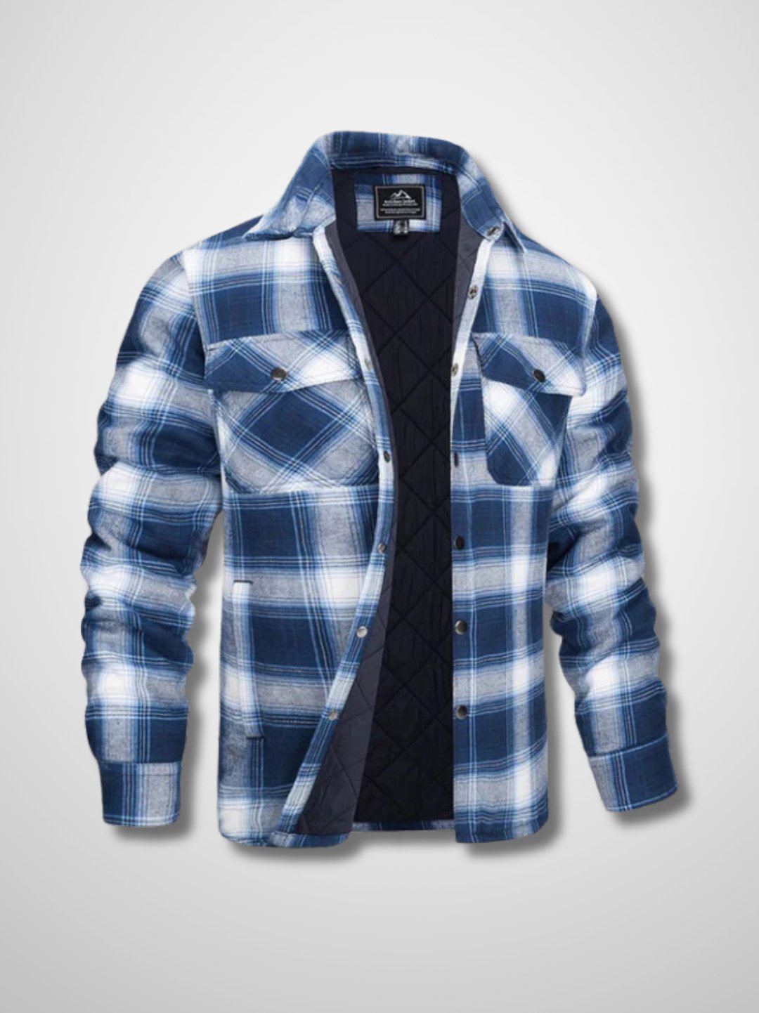 LOGAN - Heren flanellen knoopjack voor een casual en stoere look