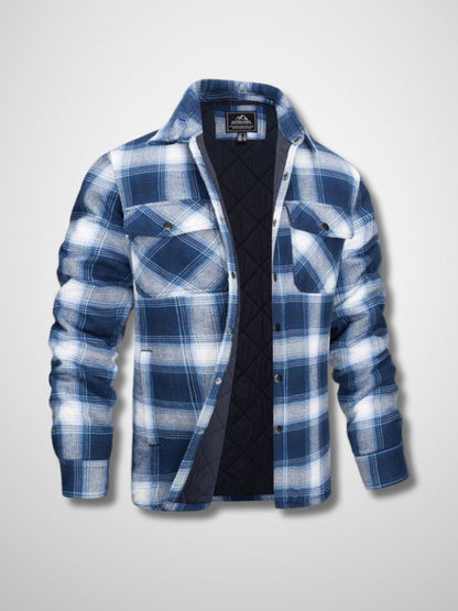 LOGAN - Heren flanellen knoopjack voor een casual en stoere look