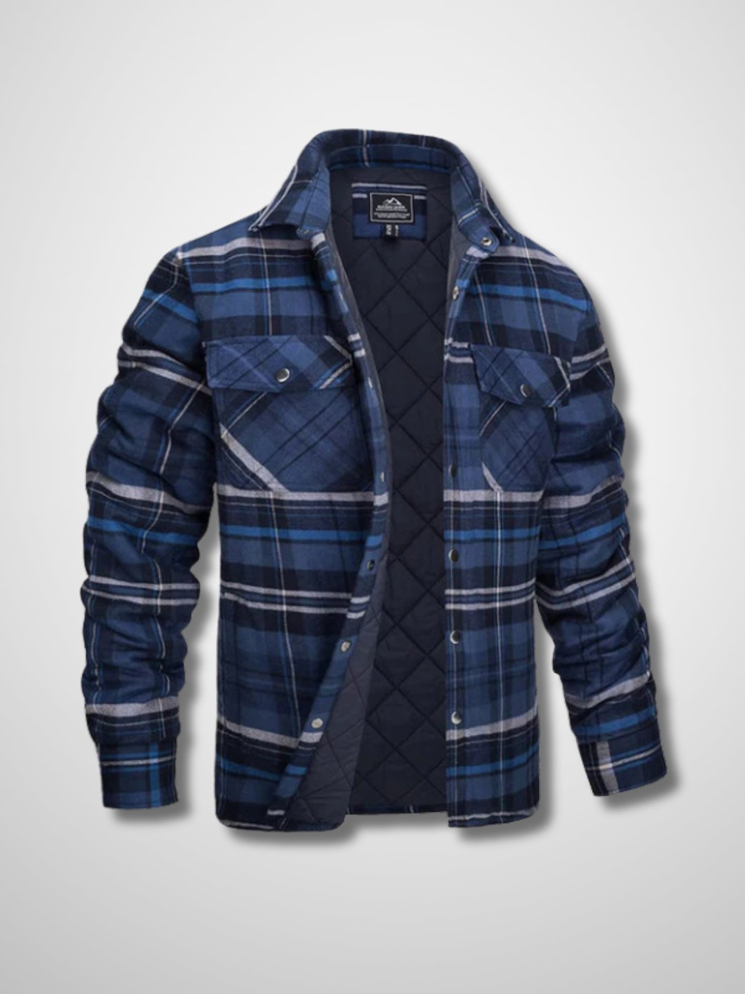 LOGAN - Heren flanellen knoopjack voor een casual en stoere look