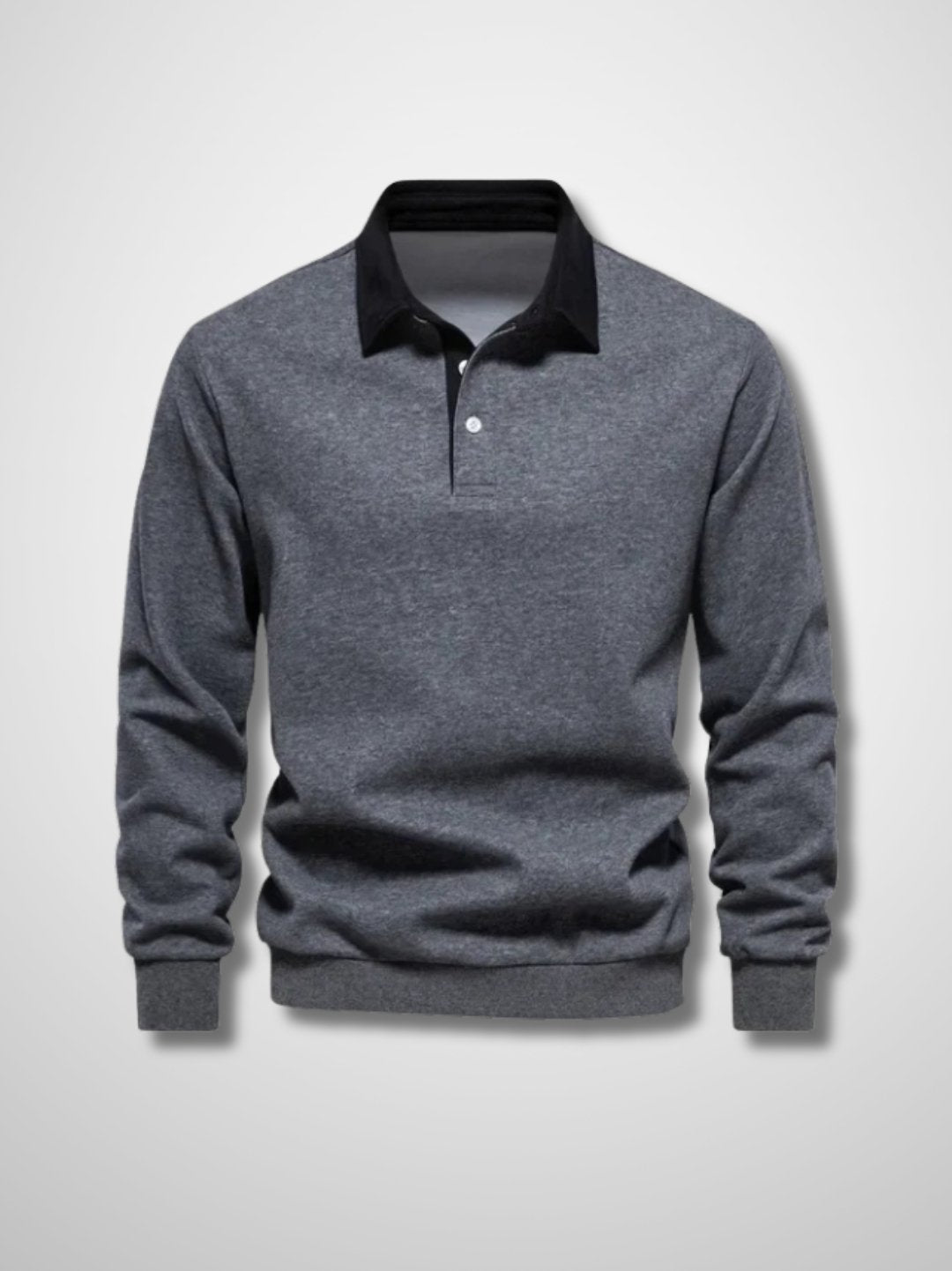 LUCAS - Lange mouwen polo trui voor heren