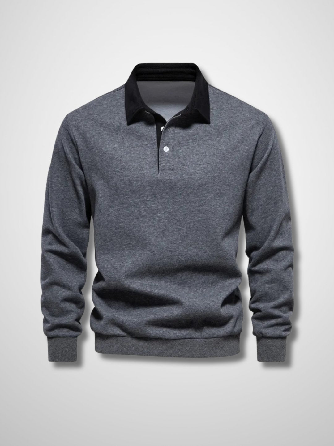 LUCAS - Lange mouwen polo trui voor heren