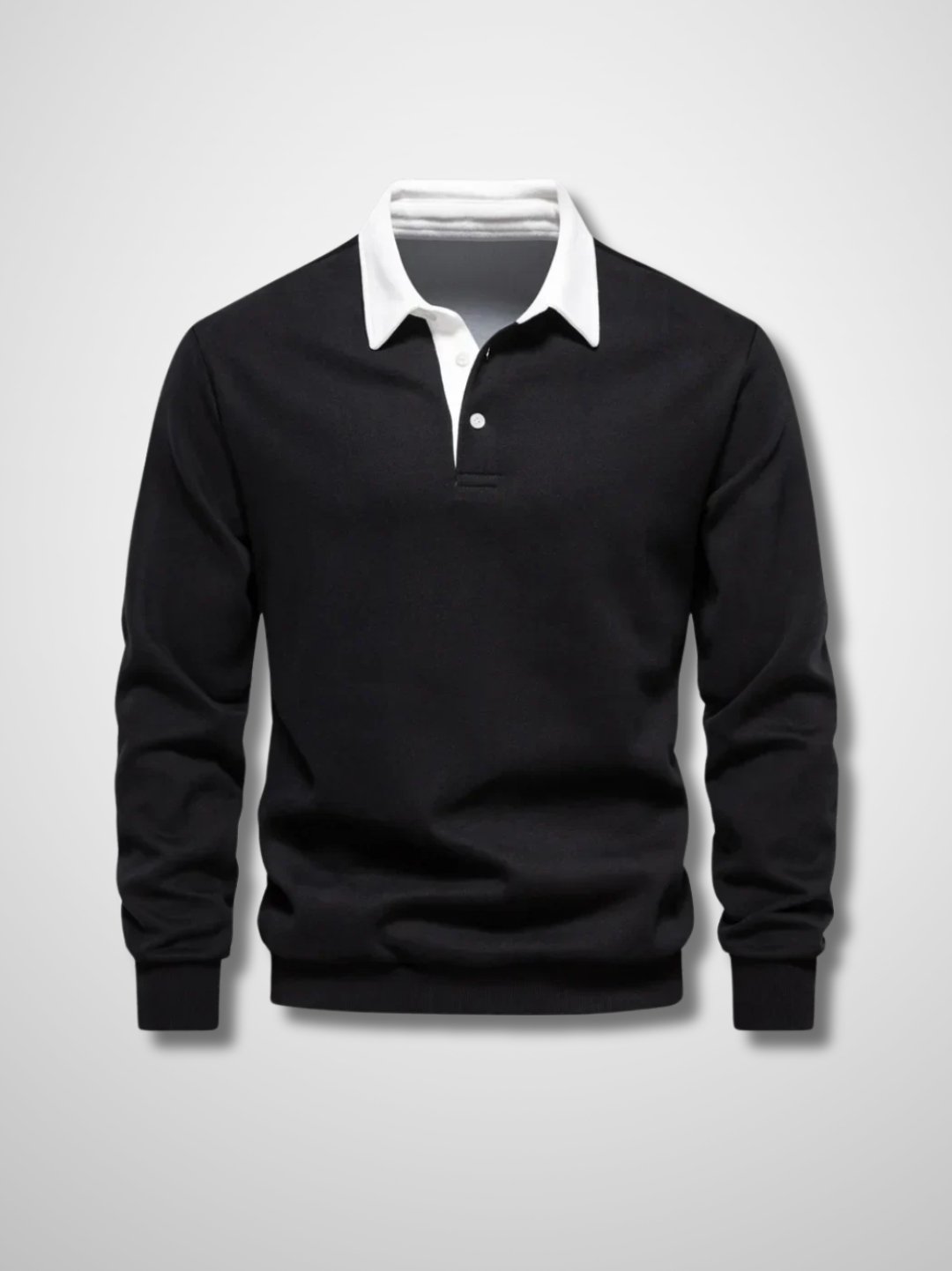 LUCAS - Lange mouwen polo trui voor heren
