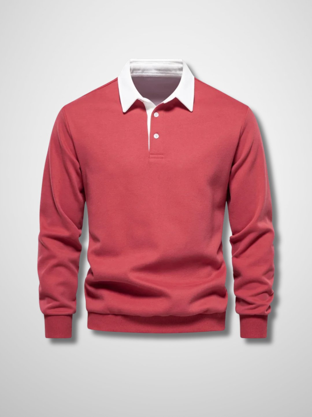 LUCAS - Lange mouwen polo trui voor heren