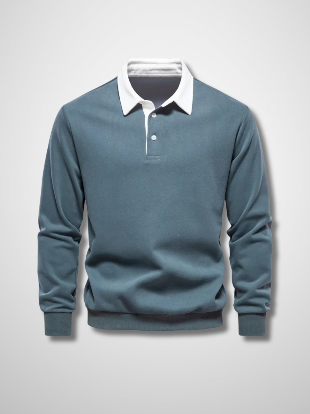 LUCAS - Lange mouwen polo trui voor heren