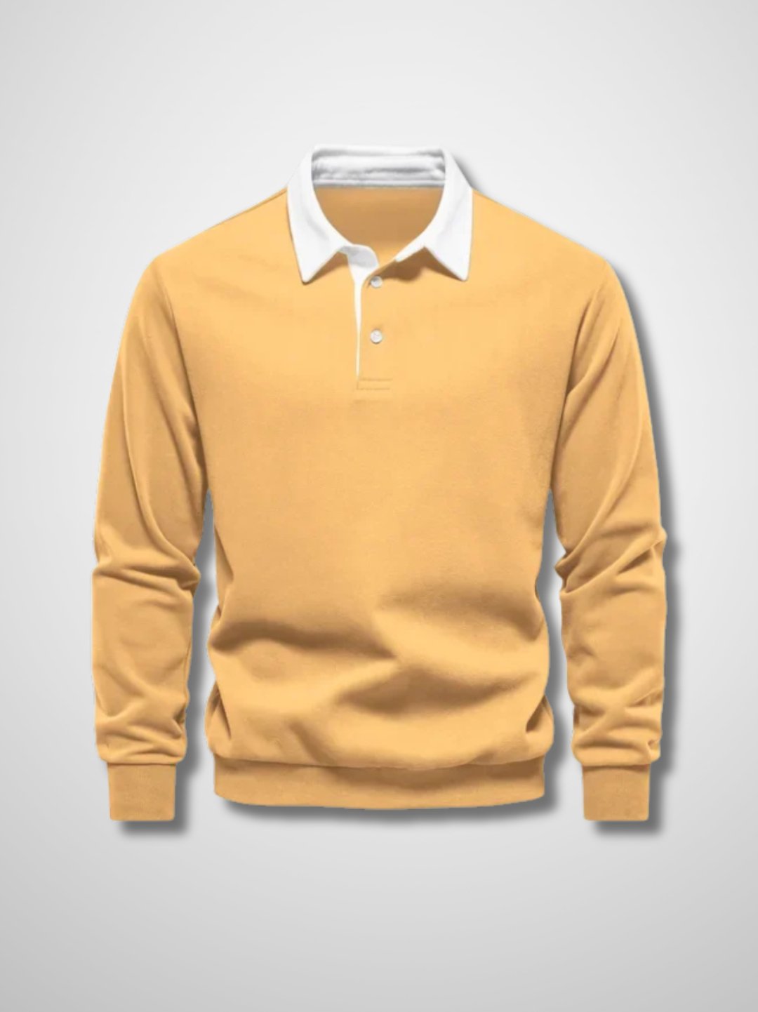 LUCAS - Lange mouwen polo trui voor heren