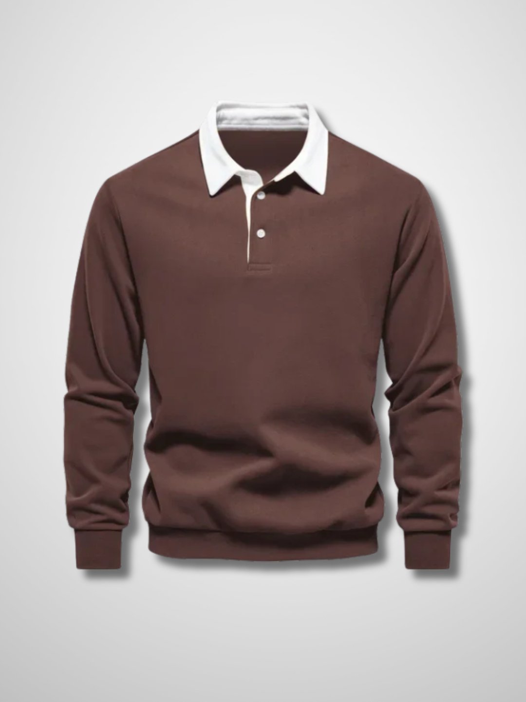 LUCAS - Lange mouwen polo trui voor heren