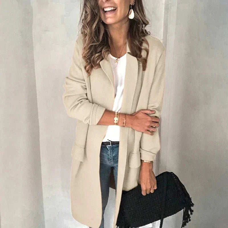 EVELYN - Lang en elegant damescolbert voor een verfijnde look