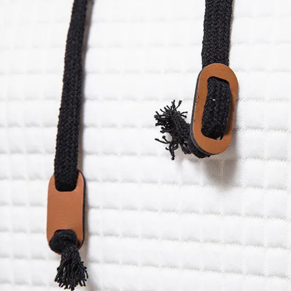 JORDAN - Heren hoodie met gestructureerde stof en verstelbaar trekkoord