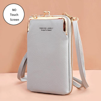 ARIA - Compacte crossbody telefoontas met multi-card houder