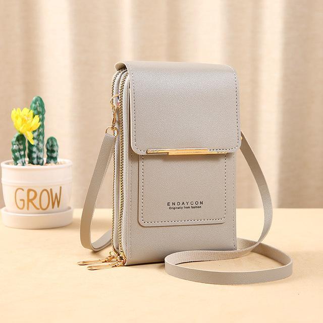 ARIA - Compacte crossbody telefoontas met multi-card houder