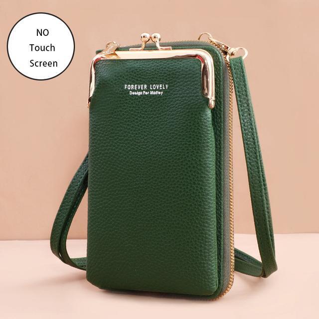 ARIA - Compacte crossbody telefoontas met multi-card houder