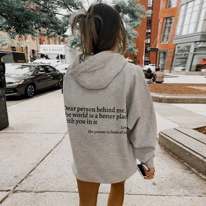 ALEX - Inspirerende unisex statement winterhoodie