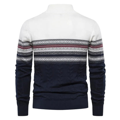 LOGAN - Heren half-zip trui met moderne stijl