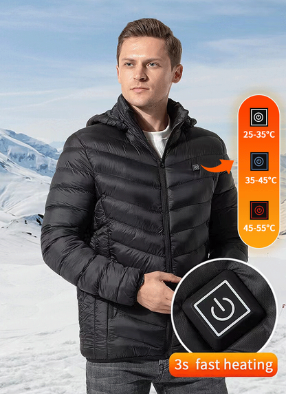 NORTHSNOW E-HEAT – Dubbel geïsoleerde USB-batterij verwarmde winterjas