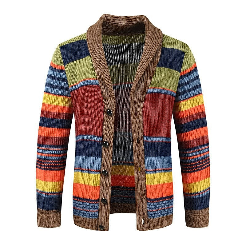 FINN - Veelkleurige heren trui met uniek design