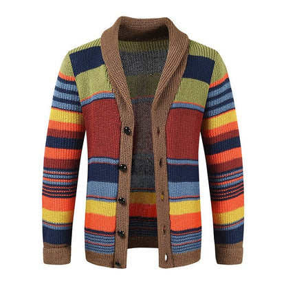 FINN - Veelkleurige heren trui met uniek design