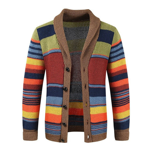 FINN - Veelkleurige heren trui met uniek design