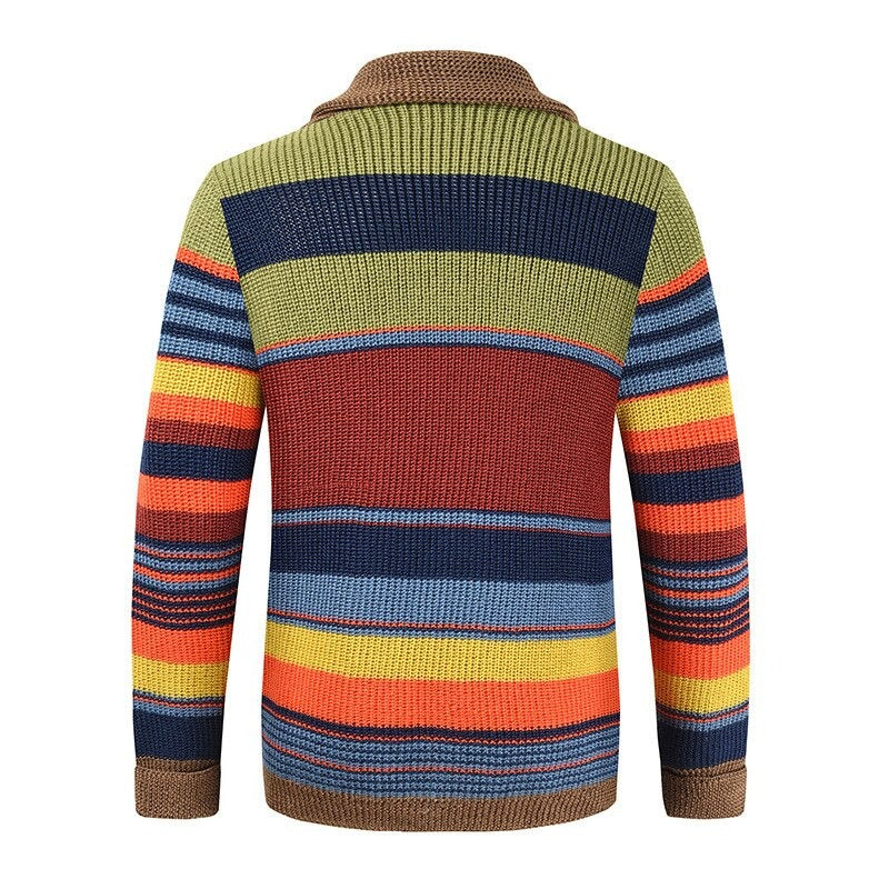 FINN - Veelkleurige heren trui met uniek design