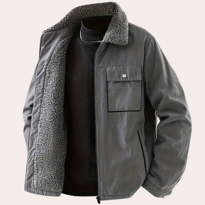 Herenjack met warme sherpa voering en stoere look – NORVAN - Glamorix