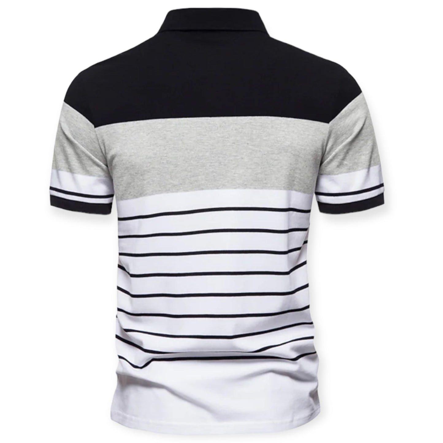 KENDRICK - Herenpolo met casual strepen voor een moderne look